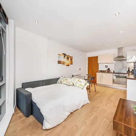 Apartament Cozy Centre - Ideal For Long Stays&contractors - Balcony - Sleeps 3 - Free Wifi *